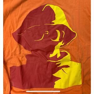 Z9997 Old Navy Y2K Vintage Mall Core Orange Long Sleeve